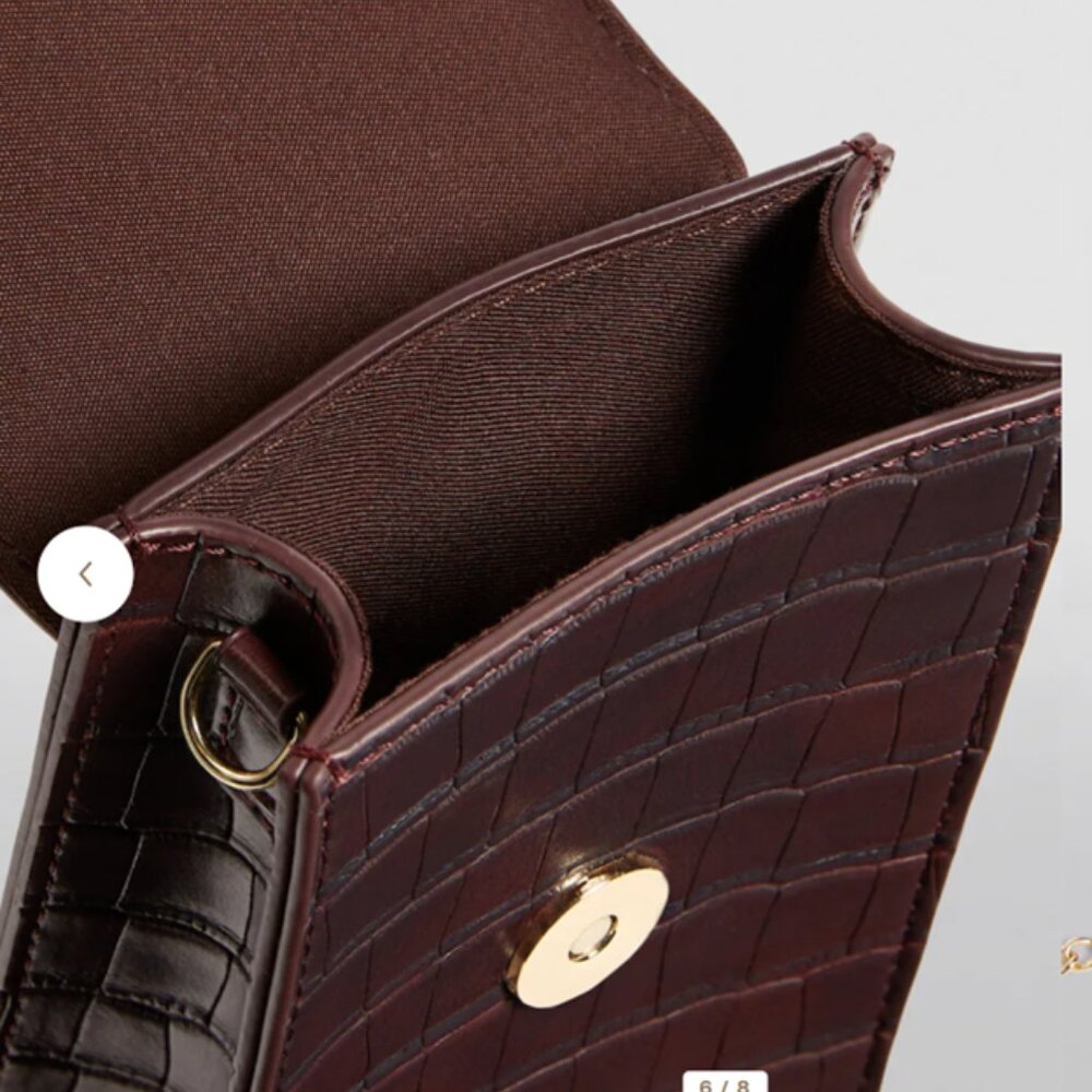 Harrods Croc-Embolished Nano Bag - Picture 5 of 7